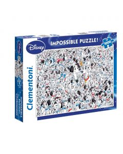 Clementoni Puzzel Impossible 1000st  Disney – 101 Dalmatians