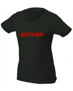 Dames T-shirt GOTCHA! black