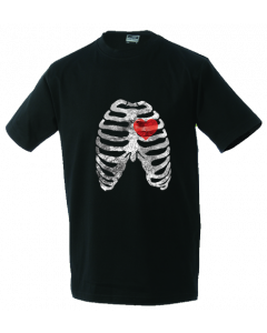 Unisex T-shirt Ribs and heart
